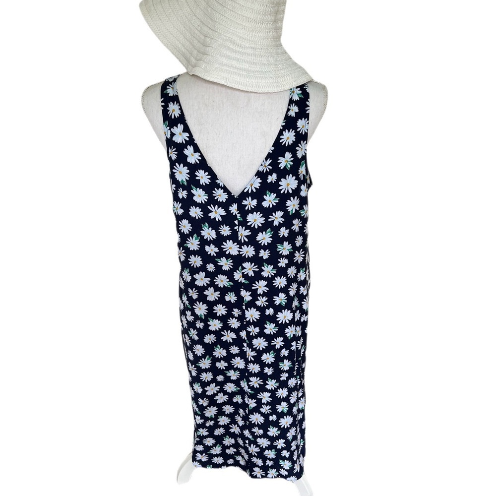 NWT Old Navy Floral Print V Neck Shift Dress Size Medium Tall - Picture 5 of 9